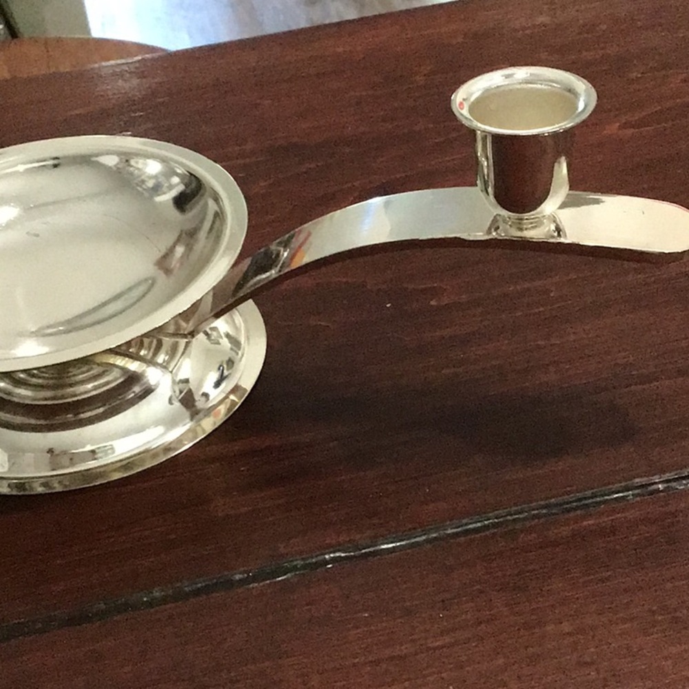 Beautiful metal/brass candle holder - Picture 2 of 7